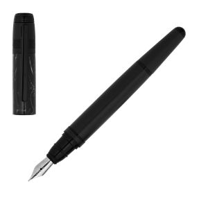 Hugo Boss Писалка Fusion Marble, в кутия, черна