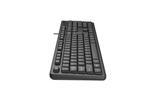 Клавиатура A4Tech KRS-3, с кабел 1.5 m, USB, черна