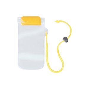 Калъф за телефон Wapro, 95 х 230 mm, прозрачен, жълт