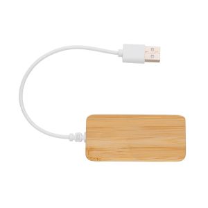 XD USB Хъб, с 2 USB 2.0 порта и 1 USB Type C, бамбуков