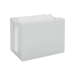 Диспенсър за салфетки Papernet Basic, на пачка, бял, 16.8 х 12.5 х 10.9 cm