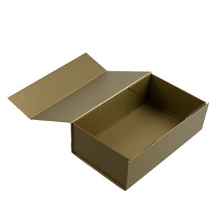 Office 1 Кутия Colorful, с магнитно затваряне, сгъваема, 35 х 20.5 х 11.3 cm, златиста