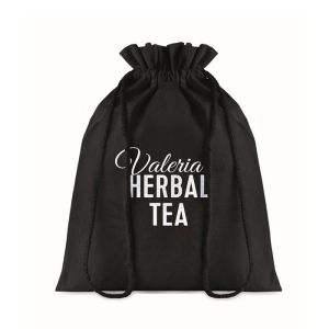 More Than Gifts Раница, тип мешка Taske, памучна, 105 g/m2, 250 х 320 mm, черна