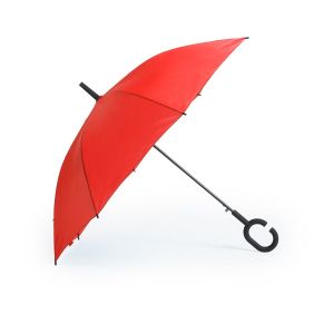 Cool Чадър Silmukka, автоматичен, 8 панела, червен