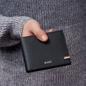 Hugo Boss Портфейл Iconic, черен