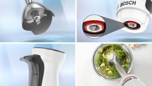 Bosch Пасатор ErgoMaster MSM4W220, серия 4, 600 W, бял