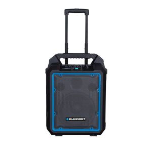 Тонколона Blaupunkt MB10, преносима, караоке, 600 W, с 1 кабелен микрофон, черна
