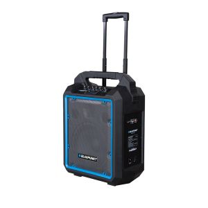 Тонколона Blaupunkt MB10, преносима, караоке, 600 W, с 1 кабелен микрофон, черна
