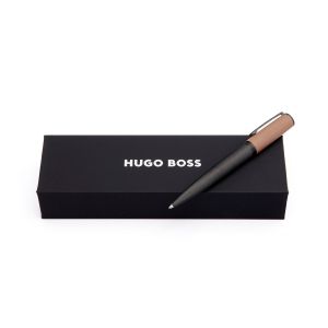 Hugo Boss Химикалка Arche Iconic, в кутия, карамел