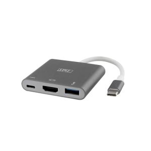 Адаптер TNB, троен, USB C, USB A, HDMI, 3 Ethernet порта