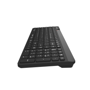 Клавиатура A4Tech Fstyler FBK23, безшумна, 2.4 GHz, Bluetooth, Nano USB, AA, черна