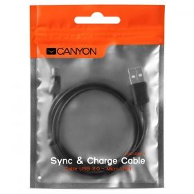 Кабел Canyon CNE-USBM1B USB to MicroUSB cable 1m