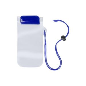 Калъф за телефон Wapro, 95 х 230 mm, прозрачен, син