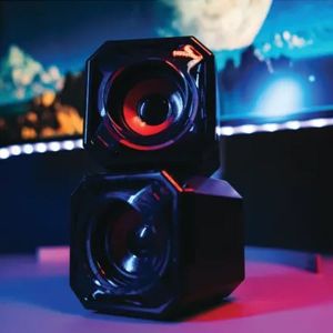 Тонколони SureFire Gator Eye, геймърски, 70 dB, 80 - 20000 Hz, 5 W, червени