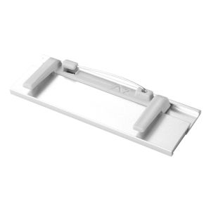 Cool Бадж Namuu, алуминиев, с игла, 70 x 25 x 4 mm, бял