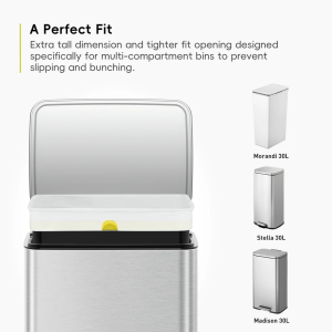 Торби за смет Eko, тип E, с връзка, 25-35 L, 12 броя