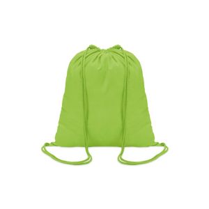 More Than Gifts Чанта за спорт Colored, тип мешка, памук, зелена