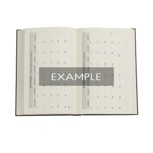 Paperblanks Планер Restoration, Mini, хоризонтален, твърда корица, 80 листа, за 2025 година