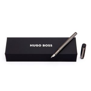 Hugo Boss Писалка Rive, в кутия, хром