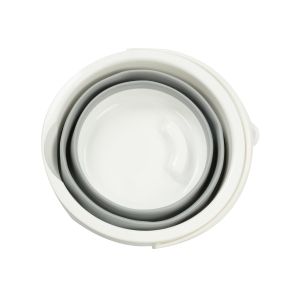 Кофа Office 1, сгъваема, 25.5 х 21 х 16.5 cm, сиво-бяла