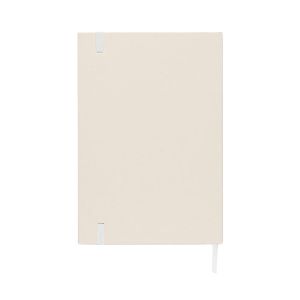 More Than Gifts Тефтер Mito, с ластик, А5, 80 листа, бял