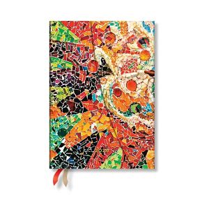 Paperblanks Планер Gaudi's Sun, Midi, вертикален, твърда корица, 80 листа, за 2026 година