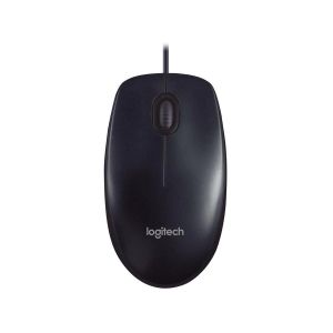 Мишка Logitech M90, с кабел, оптична, 3 бутона, 1000 dpi, USB