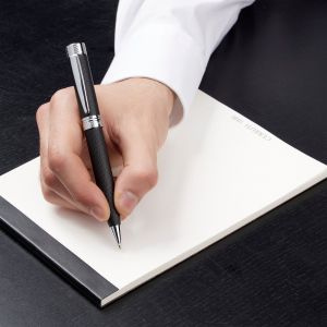 Cerruti 1881 Химикалка Zoom Diamond, в кутия, черна