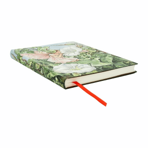 Paperblanks Тефтер Bindweed Fairy, Midi, широки редове, мека корица, 88 листа
