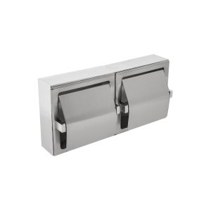 Диспенсър за тоалетна хартия Dayco, стенен, двоен, 32 х 6 х 16 cm