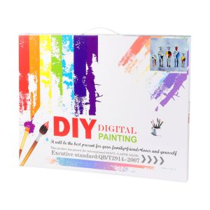 Foska Комплект рисуване по номера Зебри, 40 x 50 cm