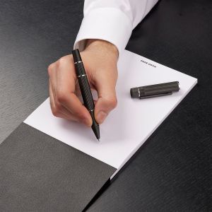 Hugo Boss Ролер Core, в кутия, черен