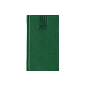 Календар-бележник Поло, седмичник, 9 x 16 cm, зелен