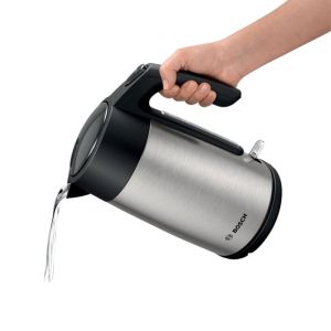 Bosch Електрическа кана за вода TWK7L460, 1.7 L, сребриста