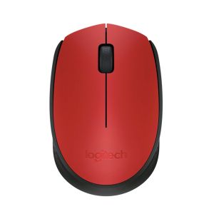 Мишка Logitech M171, безжична, червена