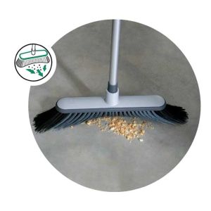 Четка за почистване на под York Eco Ego U-Collect, с дръжка, 130 cm