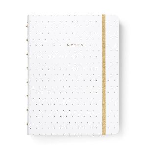 Filofax Тефтер Moonlight, A5, бял