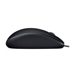 Мишка Logitech B110, оптична, безшумна, USB, 3 бутона, черна