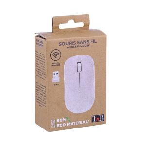 Мишка TNB Bioplastic Eco, безжична, USB Type-A, 3 бутона