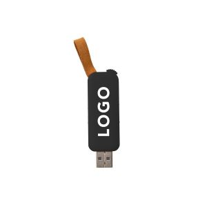 Office 1 USB флаш памет Slide, USB 2.0, 16 GB, без лого, черна