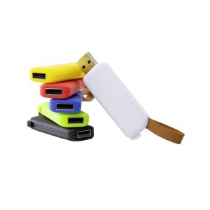 Office 1 USB флаш памет Slide, USB 2.0, 16 GB, без лого, черна