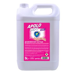 Дезинфекциращ препарат за ръце Apolo Sept, гел, 5 L