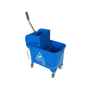 Количка за почистване Office 1, с преса, синя, 63 х 27 х 67 cm, 20 L