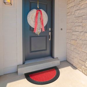 Изтривалка Olivo Greca, 100% полипропилен, 40 х 60 cm, червена