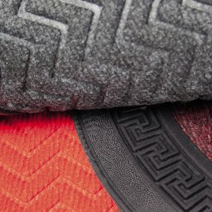 Изтривалка Olivo Greca, 100% полипропилен, 40 х 60 cm, червена