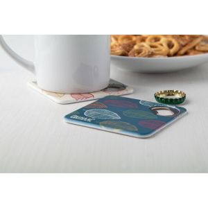 Cool Подложка за чаша Hopanatic, с отварачка, PVC и метал, 82 х 82 mm