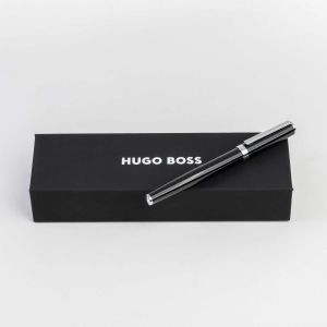 Hugo Boss Писалка Gear Icon, в кутия, черна