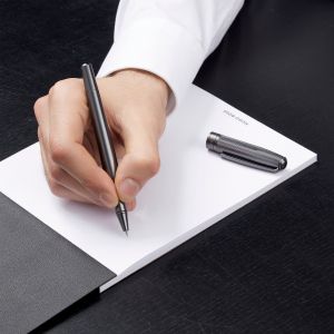 Hugo Boss Ролер Essential Metal, в кутия, хром