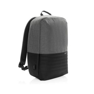 Swiss Peak Раница за лаптоп Anti-Teft, с RFID защита, 15.6'', сиво-черна