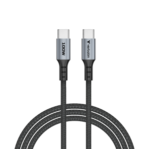 Кабел Verbatim Sync & Charge, USB Type-C към USB Type-C, 100 W, 120 cm, USB Type-A